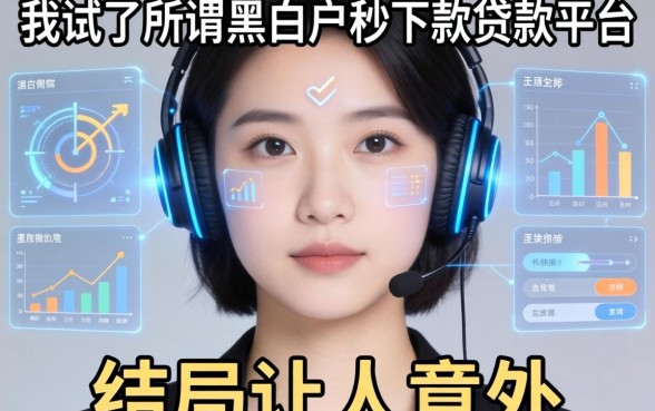 我试了所谓黑白户秒下款的贷款平台，结局让人意外