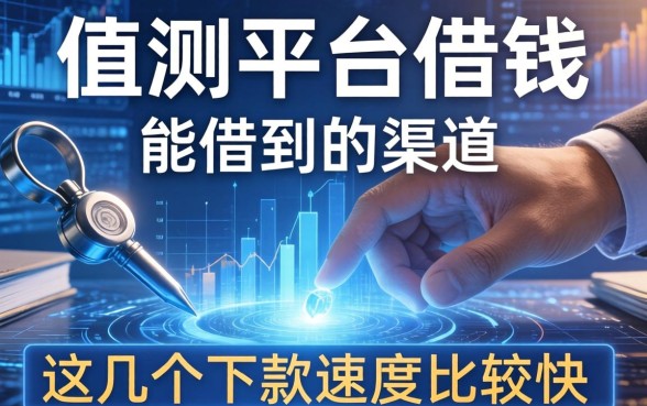 实测平台借钱能借到的渠道，这几个下款速度比较快