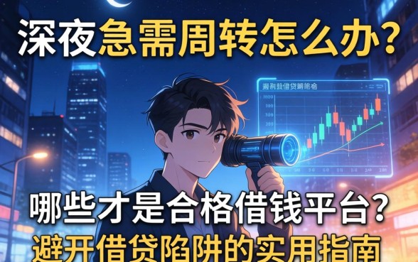 深夜急需周转怎么办？哪些才是合格借钱平台？避开借贷陷阱的实用指南
