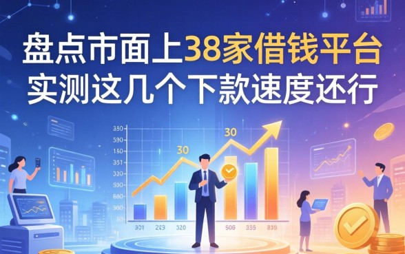 盘点市面上38家借钱平台，实测这几个下款速度还行