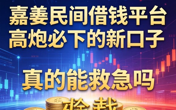 嘉善民间借钱平台和高炮必下的新口子，真的能救急吗