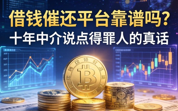 借钱催还平台靠谱吗？十年中介说点得罪人的真话