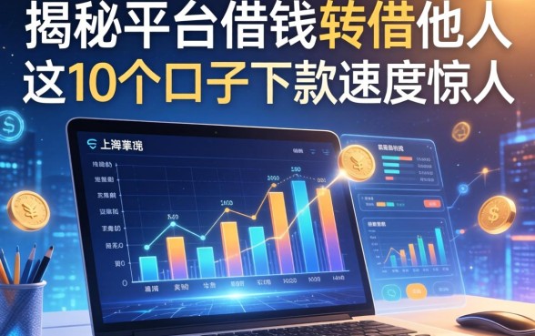 揭秘平台借钱转借他人：这10个口子下款速度惊人