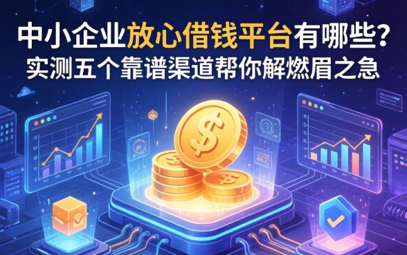 中小企业放心借钱平台有哪些？实测五个靠谱渠道帮你解燃眉之急