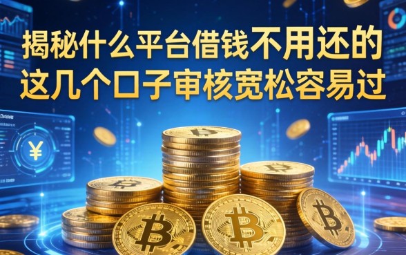 揭秘什么平台借钱不用还的，这几个口子审核宽松容易过