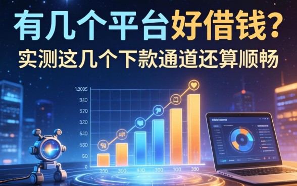 有哪几个平台好借钱？实测这几个下款通道还算顺畅
