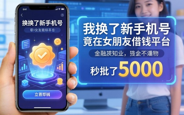 我换了新手机号，竟在女朋友借钱平台秒批了5000