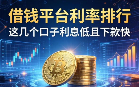 借钱平台利率排行：这几个口子利息低且下款快