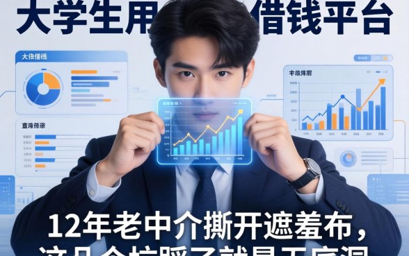 大学生用的借钱平台：12年老中介撕开遮羞布，这几个坑踩了就是无底洞