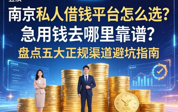 南京私人借钱平台怎么选？急用钱去哪里靠谱？盘点五大正规渠道避坑指南