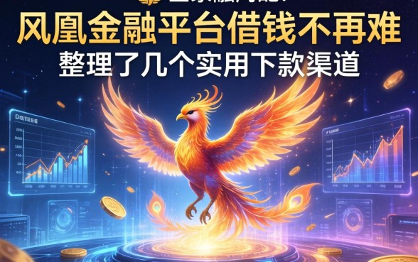 凤凰金融平台借钱不再难，整理了几个实用的下款渠道