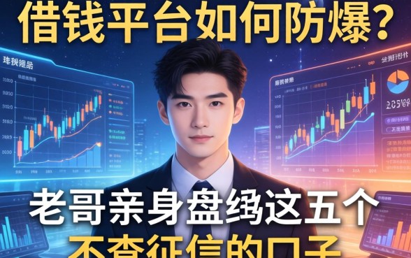 借钱平台如何防爆?老哥亲身盘点这五个不查征信的口子