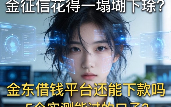 征信花得一塌糊涂，金东借钱平台还能下款吗？分享5个实测能过的口子