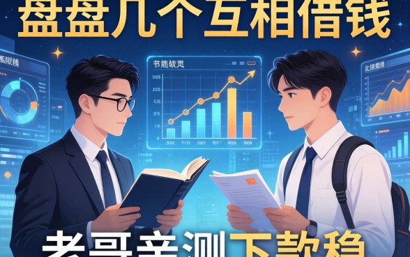 盘点几个互相借钱靠谱的平台，老哥亲测下款稳