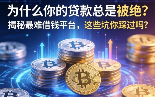 为什么你的贷款总是被拒？揭秘最难借钱的平台，这些坑你踩过吗？