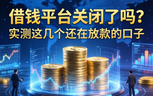 借钱平台关闭了吗？实测这几个还在放款的口子