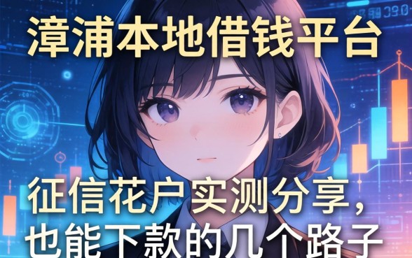 漳浦本地借钱平台实测分享：征信花户也能下款的几个路子