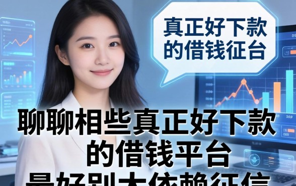 聊聊那些真正好下款的借钱平台，最好别太依赖征信