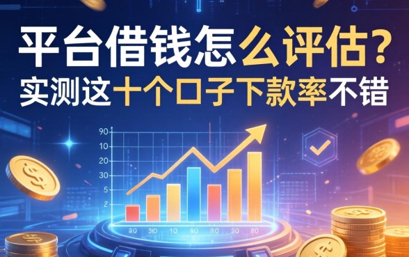 平台借钱怎么评估？实测这十个口子下款率不错