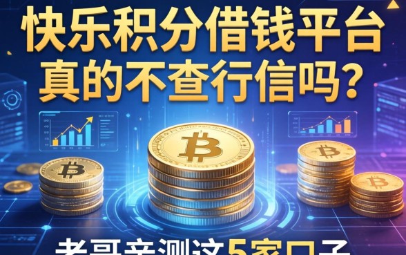 快乐积分借钱平台真的不查征信吗？老哥亲测这5家口子