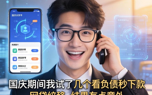 国庆期间我试了几个不看负债秒下款的网贷软件，结果有点意外