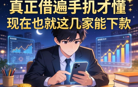 深夜翻遍手机才懂：真正借钱最快平台现在也就这几家能下款