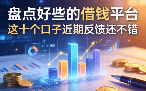 盘点好些的借钱平台：这十个口子近期反馈还不错