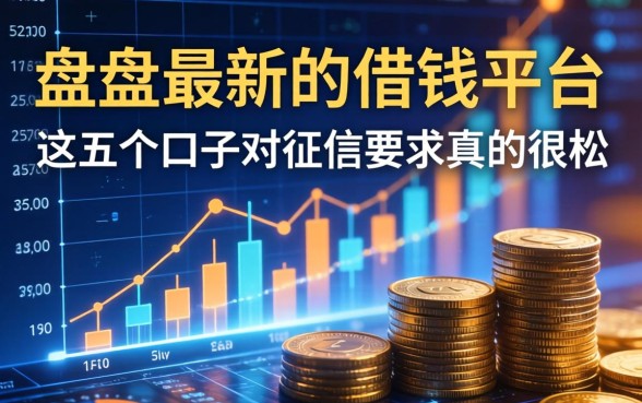 盘点最新的借钱平台：这五个口子对征信要求真的很松