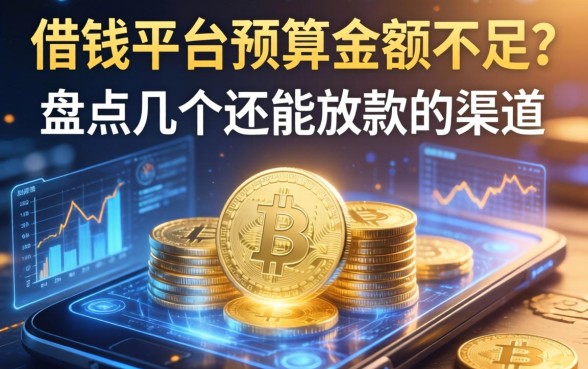 借钱平台预算金额不足？盘点几个还能放款的渠道