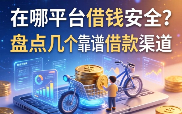 在哪平台借钱安全?盘点几个靠谱的借款渠道