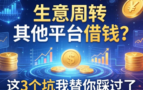 生意周转在其他平台借钱？这3个坑我替你踩过了
