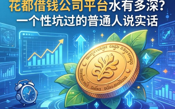 花都借钱公司平台水有多深？一个被坑过的普通人说实话