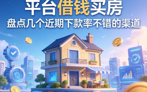 在平台借钱买房：盘点几个近期下款率不错的渠道