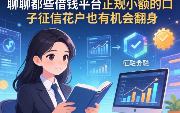 聊聊那些借钱平台正规小额的口子，征信花户也有机会翻身