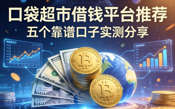 口袋超市借钱平台推荐：五个靠谱口子实测分享