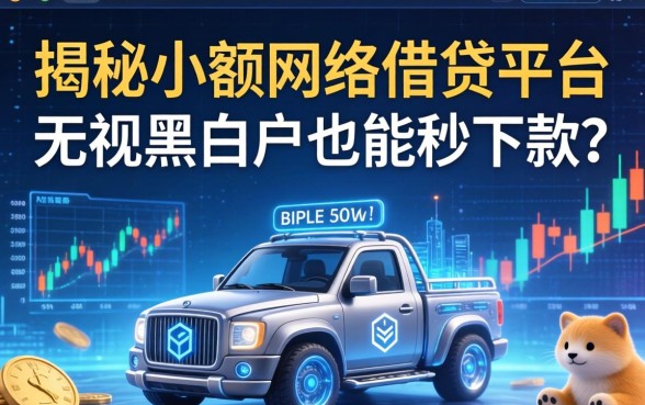 揭秘小额网络借钱平台：无视黑白户也能秒下款？