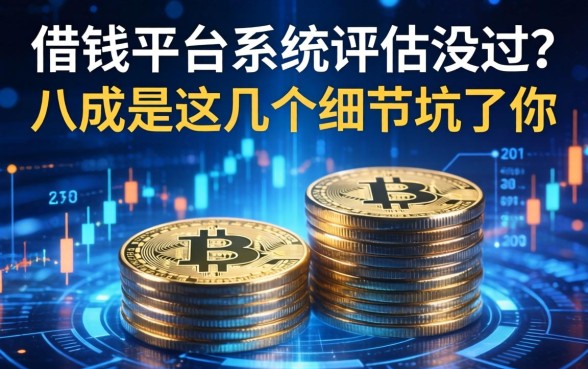 借钱平台系统评估没过？八成是这几个细节坑了你