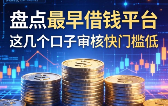 盘点最早借钱平台，这几个口子审核快门槛低