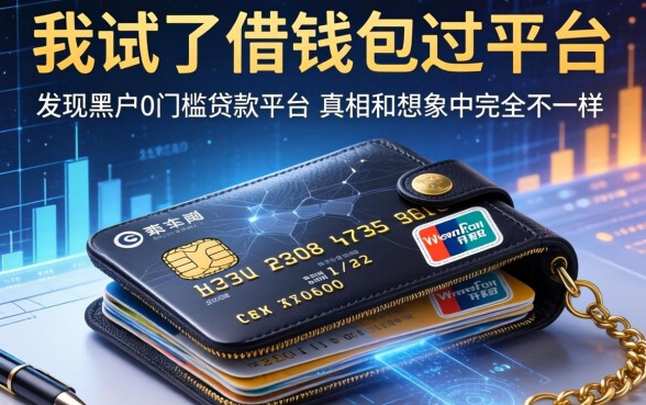我试了借钱包过平台，发现黑户0门槛贷款平台的真相和想象中完全不一样