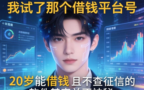 我试了那个借钱平台号，发现20岁能借钱且不查征信的软件其实并不神秘