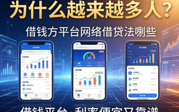为什么越来越多人选择网络借贷？哪些借钱平台利率便宜又靠谱？