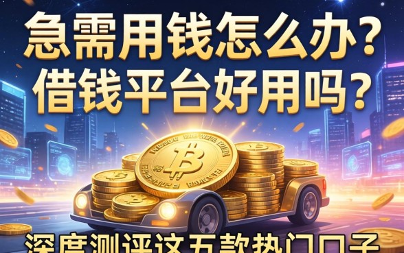 急需用钱怎么办？借钱平台好用吗？深度测评这五款热门口子