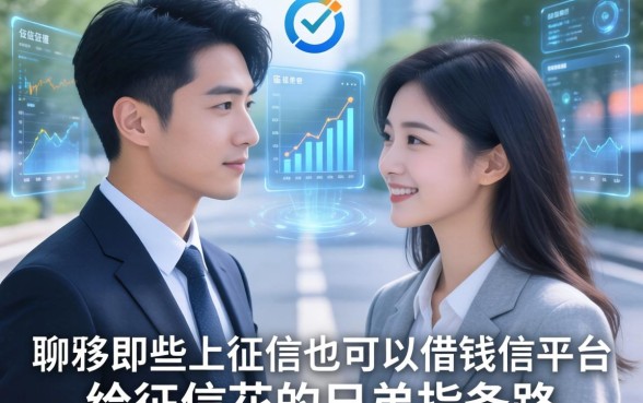 聊聊那些上征信也可以借钱的平台，给征信花的兄弟指条路