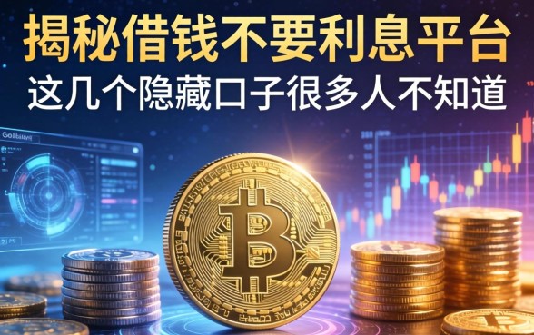 揭秘借钱不要利息平台，这几个隐藏口子很多人不知道