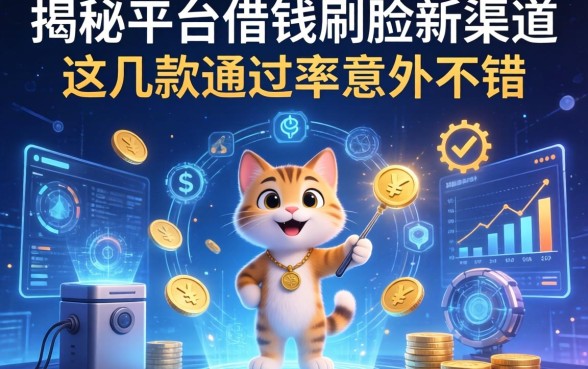 揭秘平台借钱刷脸新渠道，这几款通过率意外不错