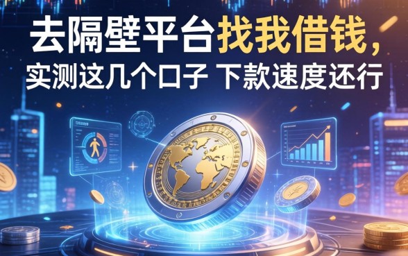 去隔壁平台找我借钱，实测这几个口子下款速度还行