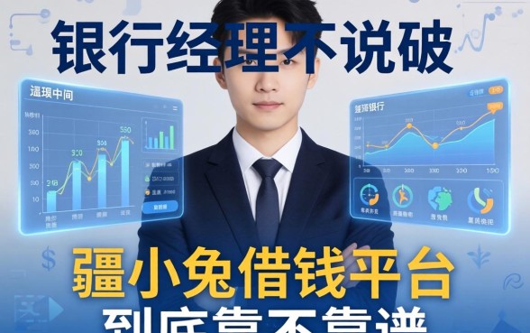 银行经理不说破：疆小兔借钱平台到底靠不靠谱