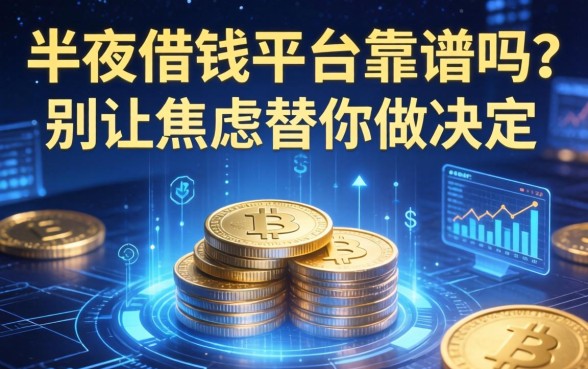 半夜借钱平台靠谱吗？别让焦虑替你做决定