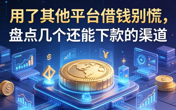 用了其他平台借钱别慌，盘点几个还能下款的渠道