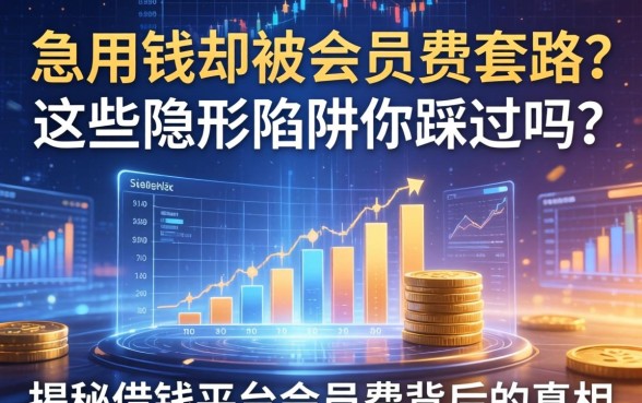 急用钱却被会员费套路？这些隐形陷阱你踩过吗？揭秘借钱平台会员费背后的真相
